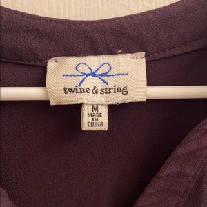 Women’s eggplant top size medium